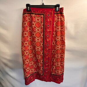 Sag Harbor Faux Wrap Skirt Size 10